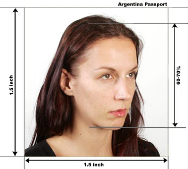 Argentina passport photo